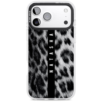 Personalised Snow Leopard Print