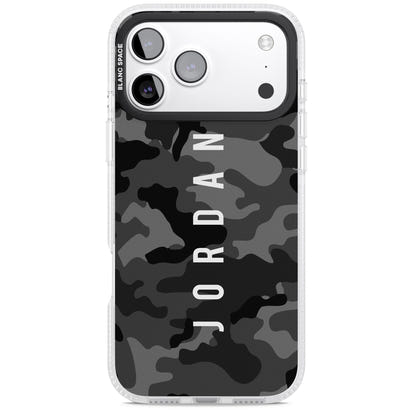 Personalised Black Camouflage Name