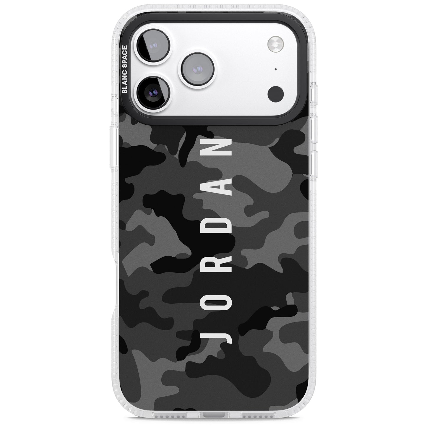 Personalised Black Camouflage Name