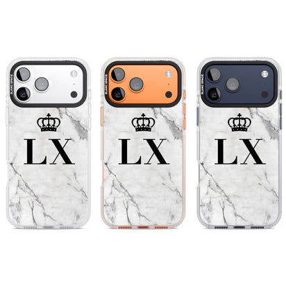 Personalised Initial Crown Marble