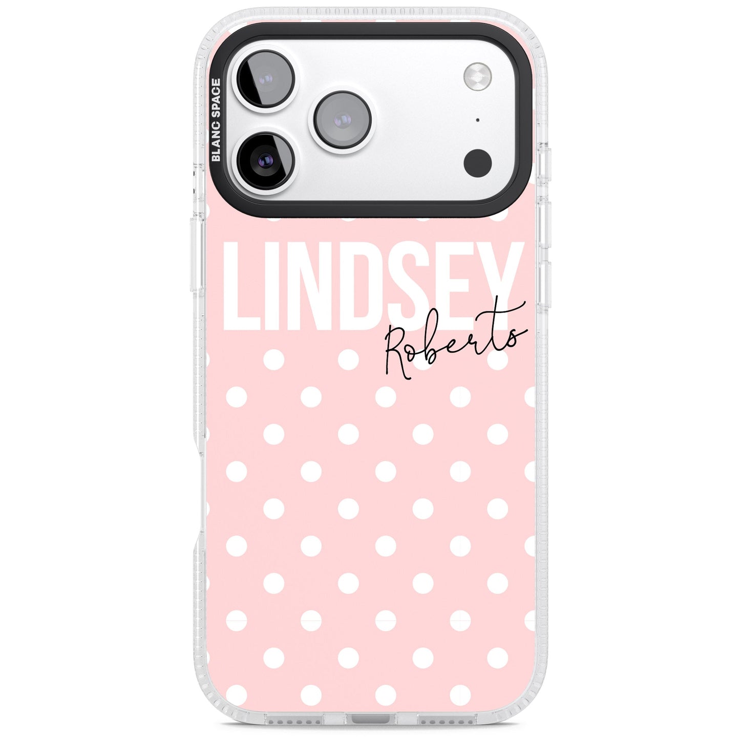 Personalised Pink Polka
