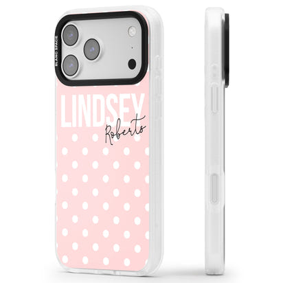 Personalised Pink Polka