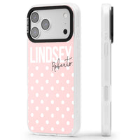 Personalised Pink Polka