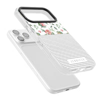 Personalised Light Floral Pattern & Stripes