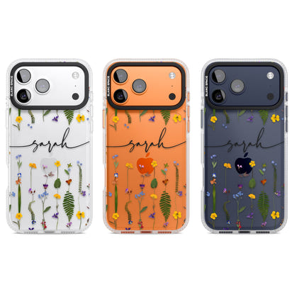 Chaîne de fleurs sauvages personnalisée