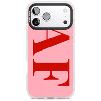 Personalised Red & Pink Letters