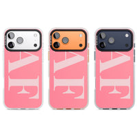 Personalised Light & Dark Pink Green Letters