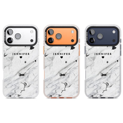 Personalised Marble Heart