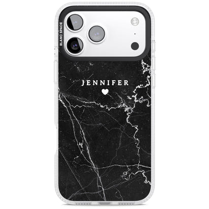 Personalised Black Marble