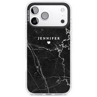 Personalised Black Marble