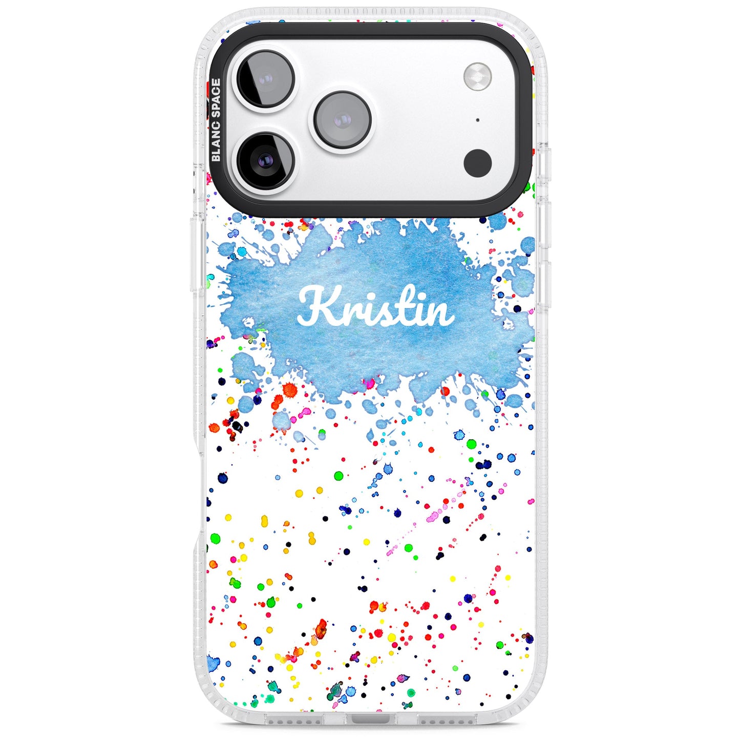 Personalised Rainbow Splatter Name