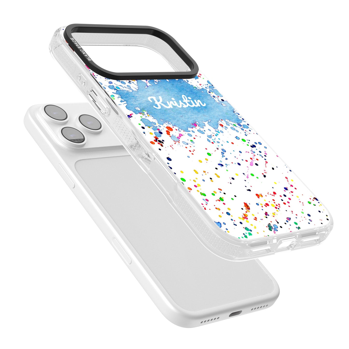 Personalised Rainbow Splatter Name