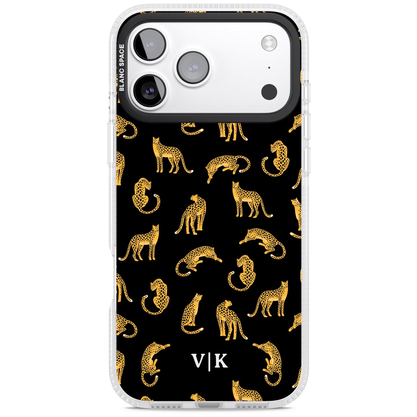 Personalised Gold Cheetah Pattern