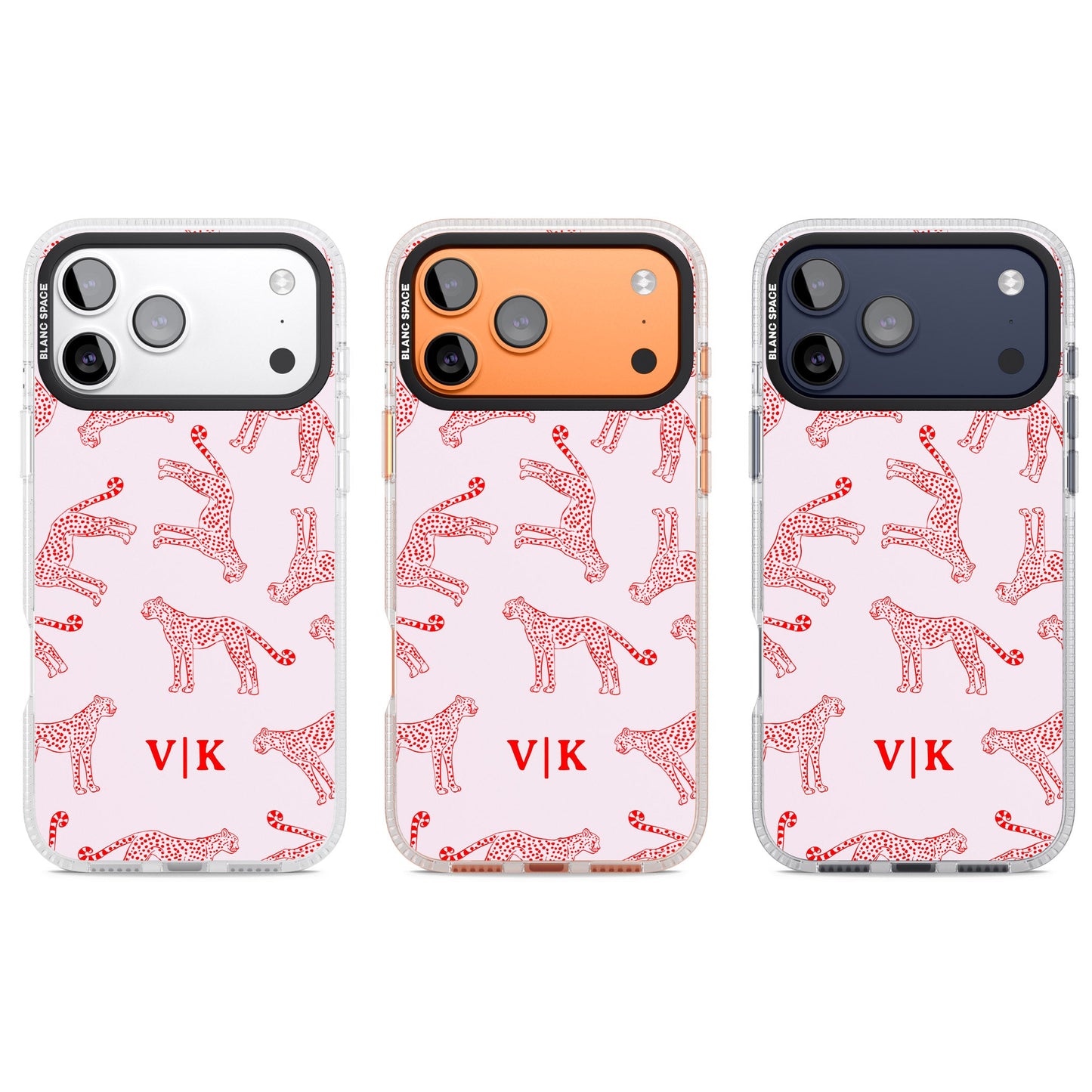 Guépard rouge et rose personnalisé