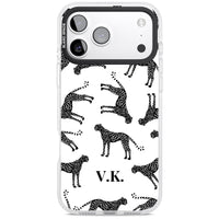 Personalised Black & White Cheetah Pattern