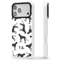Personalised Black & White Cheetah Pattern