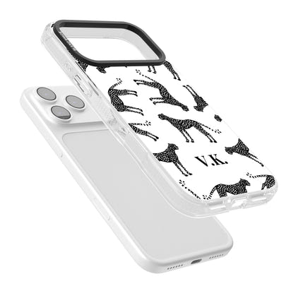Personalised Black & White Cheetah Pattern