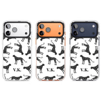 Personalised Black & White Cheetah Pattern
