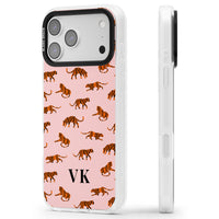 Personalised Pink Safari Tiger Pattern