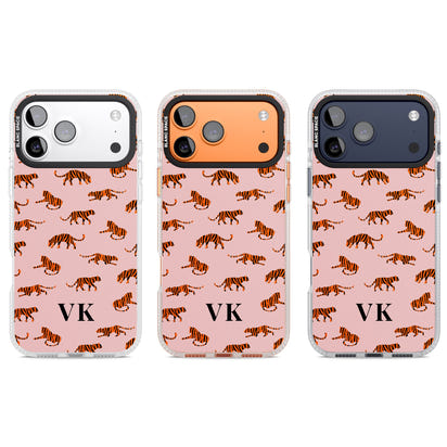 Personalised Pink Safari Tiger Pattern