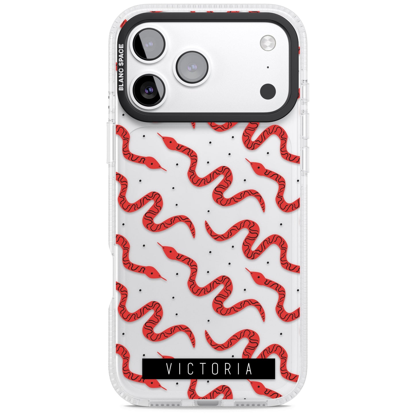 Personalised Red Snake Pattern