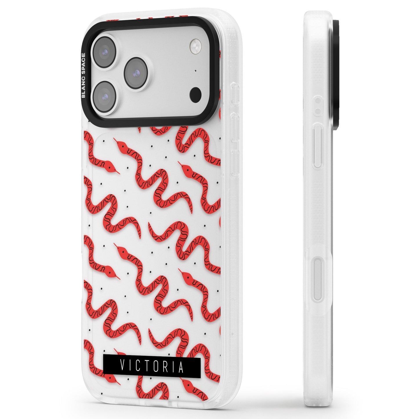 Personalised Red Snake Pattern