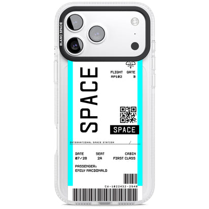 Personalised Space Travel Ticket