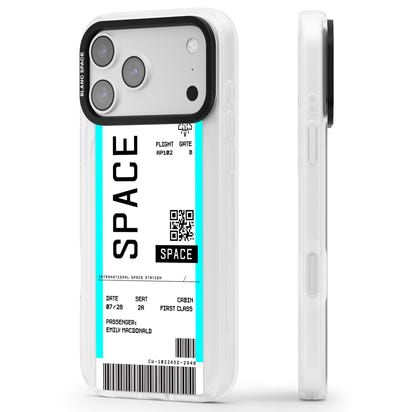 Personalised Space Travel Ticket
