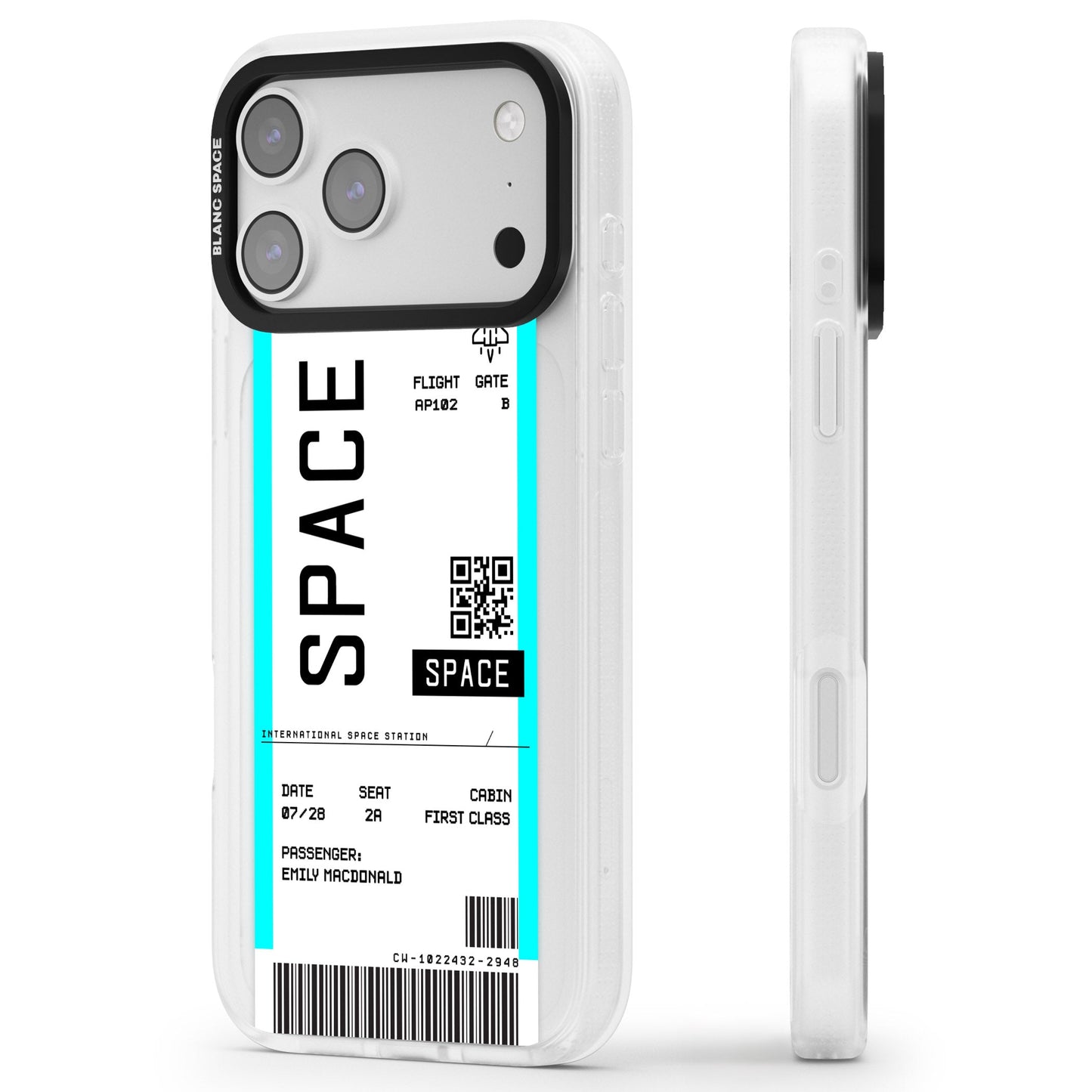 Personalised Space Travel Ticket