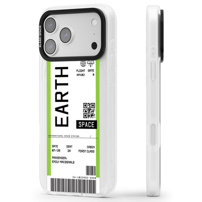 Personalised Earth Travel Ticket