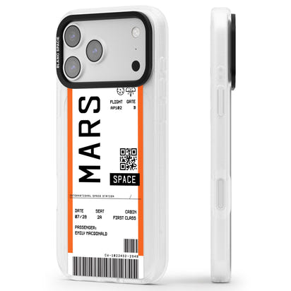 Personalised Mars Travel Ticket