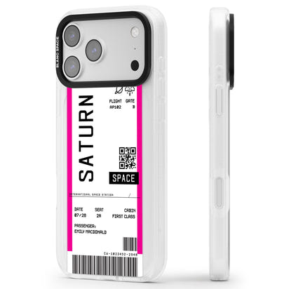 Personalised Saturn Travel Ticket