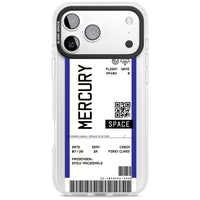 Personalised Mercury Travel Ticket