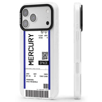 Personalised Mercury Travel Ticket