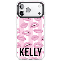 Personalised Pink Stripes & Lips