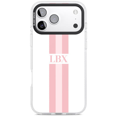 Personalised Minimal Pink Stripe