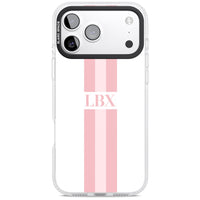 Personalised Minimal Pink Stripe