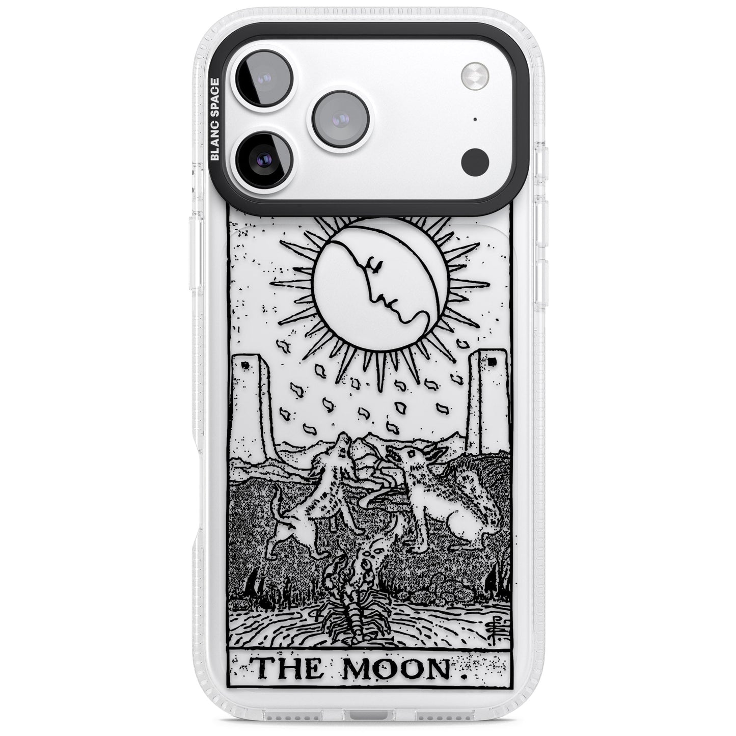 Personalised The Moon Tarot Card (Clear)