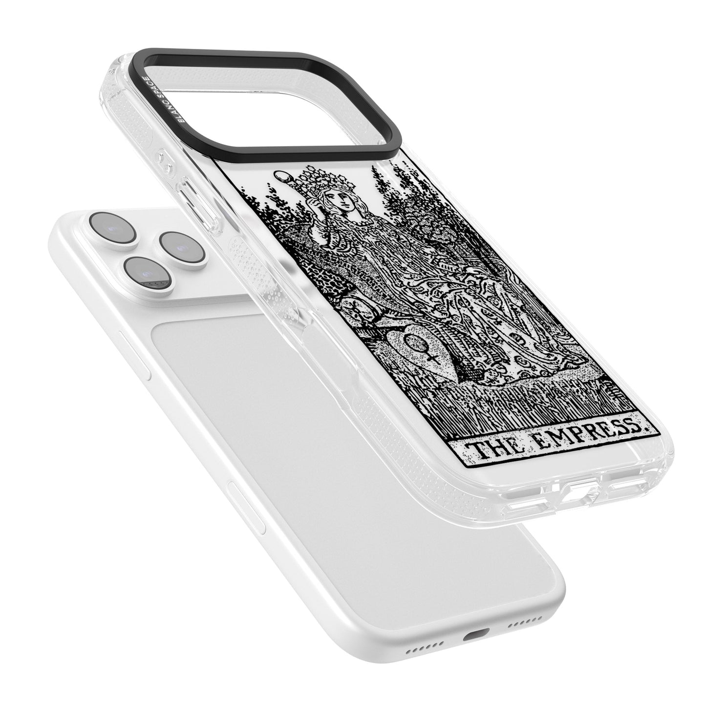 Personalisierte Tarotkarte „Die Kaiserin“ (Transparent)