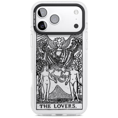 Personalisierte Tarotkarte „Die Liebenden“ (Transparent)