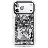 Personalisierte Tarotkarte „Die Liebenden“ (Transparent)