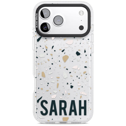 Personalised Terrazzo Blue, Pink, Brown