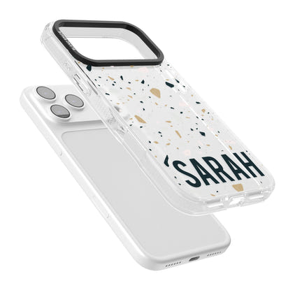 Personalised Terrazzo Blue, Pink, Brown