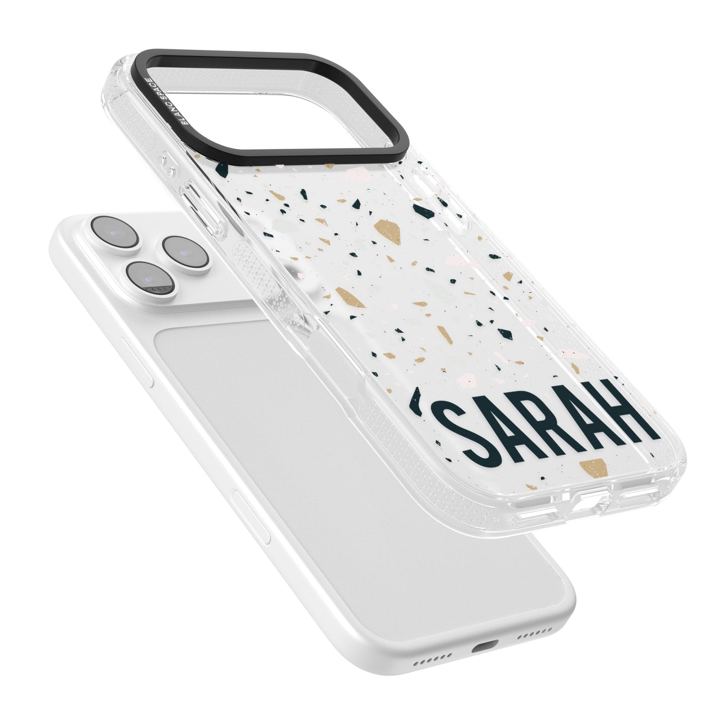 Personalised Terrazzo Blue, Pink, Brown