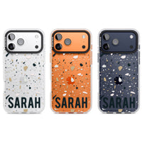 Personalised Terrazzo Blue, Pink, Brown