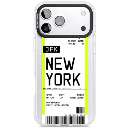 Personalised New York Boarding Pass