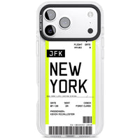 Personalised New York Boarding Pass