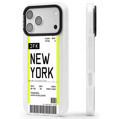 Personalised New York Boarding Pass