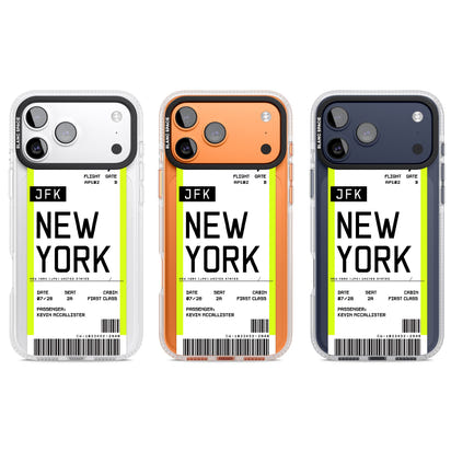 Personalised New York Boarding Pass