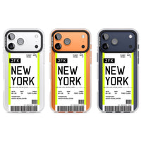 Personalised New York Boarding Pass